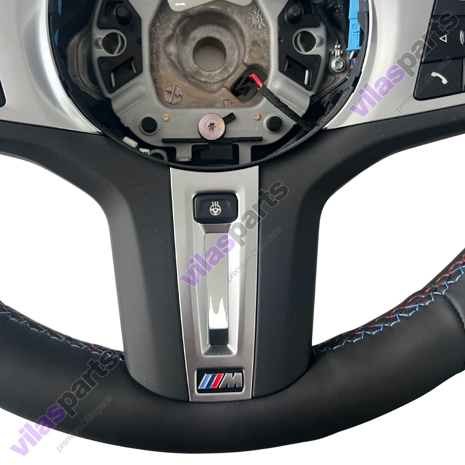 BMW M Sport Heated Vibro ACC Steering Wheel G01 G02 G11 G12 G30 G05 M Stitching - Image 2