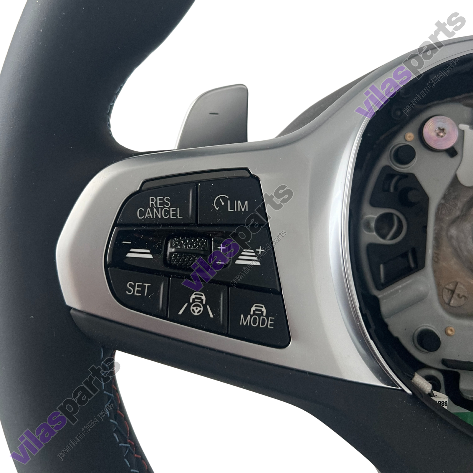 BMW M Sport Heated Vibro ACC Steering Wheel G01 G02 G11 G12 G30 G05 M Stitching - Image 3