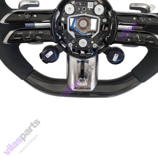 Mercedes-Benz AMG W465 W213 E W238 W290 GT Alcantara & Carbon Steering Wheel Heated