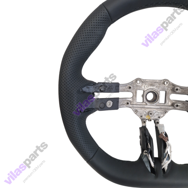 Mercedes-Benz W290 W223 W213 W206 W465 Steering Wheel Rim Black Leather Heated
