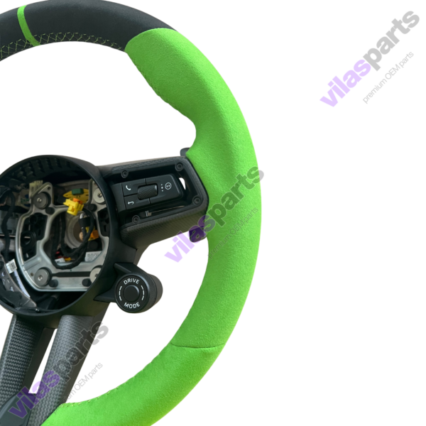 Porsche Steering Wheel Alcantara Green Gt3rs 992 GTS Carbon Heat