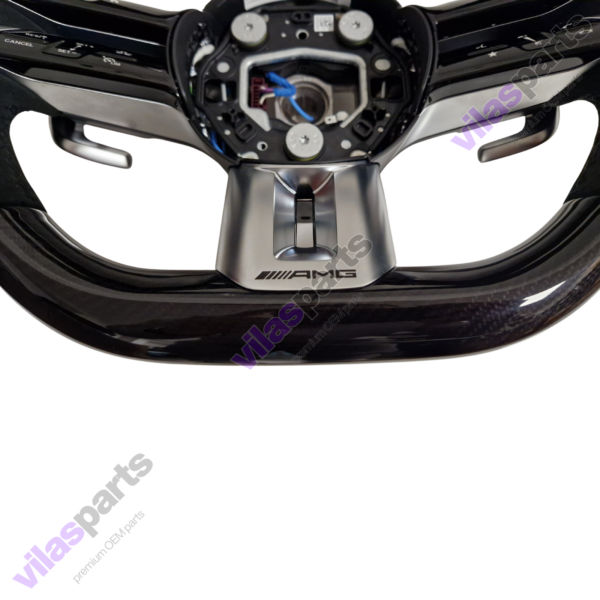 Mercedes-Benz W206 W223 EQS AMG Alcantara & Carbon Steering Wheel Heated