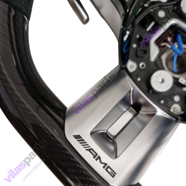 Mercedes-Benz W206 W223 EQS AMG Alcantara & Carbon Steering Wheel Heated