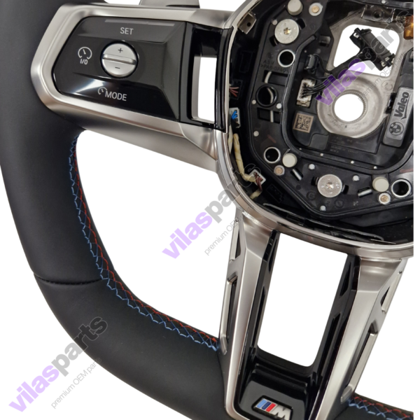 BMW I5,I7, G60,G70 2024 Leather Steering Wheel With M Sport Stitches