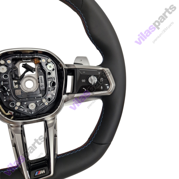 BMW I5,I7, G60,G70 2024 Leather Steering Wheel With M Sport Stitches