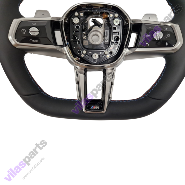 BMW I5,I7, G60,G70 2024 Leather Steering Wheel With M Sport Stitches