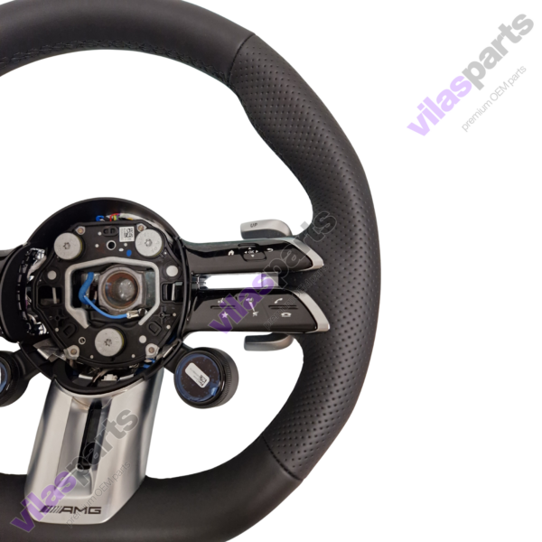 56c Mercedes-Benz AMG W465 W213 E W238 W290 GT Nappa Leather Steering Wheel Heated U88