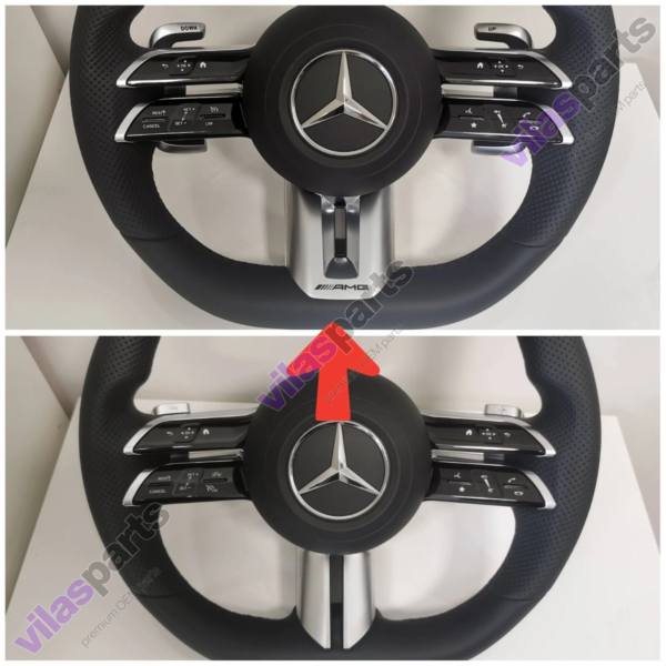 57f Mercedes-Benz W213 W223 W290 W232 W206 Steering Wheel Upgrade To AMG Package SET