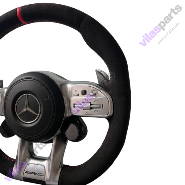 61c Mercedes-Benz AMG Alcantara Steering Wheel A B C E GLE W177 W247 W205 W213 W253