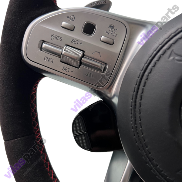 61f Mercedes-Benz AMG Alcantara Steering Wheel A B C E GLE W177 W247 W205 W213 W253