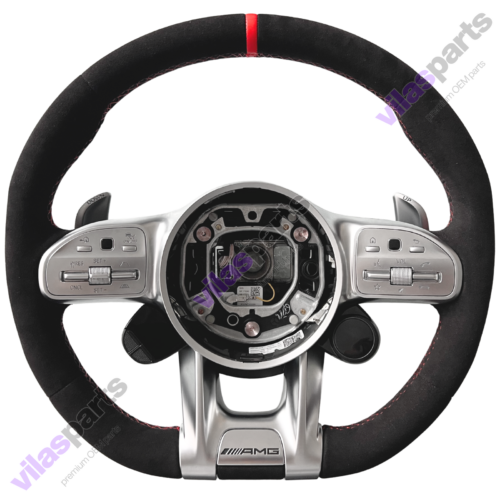 Mercedes-Benz AMG Alcantara Steering Wheel A B C E GLE W177 W247 W205 W213 W253