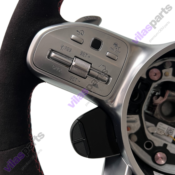 63h Mercedes-Benz AMG Alcantara Steering Wheel A B C E GLE W177 W247 W205 W213 W253