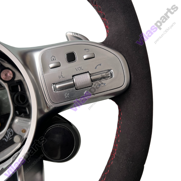 63j Mercedes-Benz AMG Alcantara Steering Wheel A B C E GLE W177 W247 W205 W213 W253