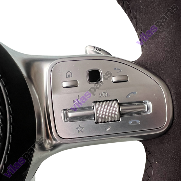 64h Mercedes-Benz AMG Alcantara Carbon Steering Wheel A B C E GLE S 2019 – Heated