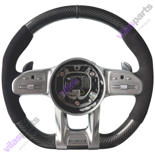 Mercedes-Benz AMG Alcantara Carbon Steering Wheel A B C E GLE S 2019 – Heated