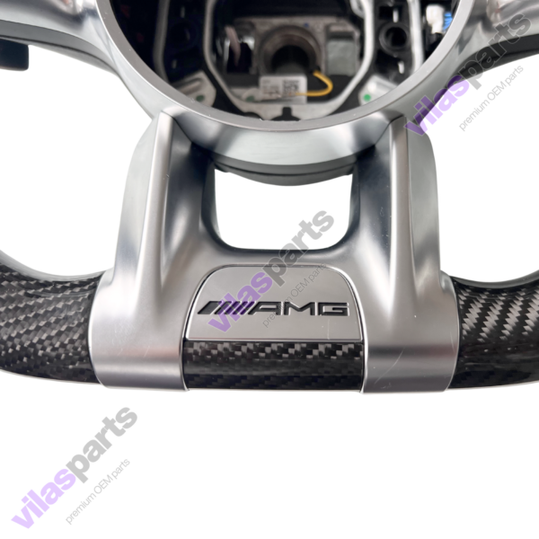 66d Mercedes-Benz AMG Alcantara Carbon Steering Wheel A B C E GLE S 2019 – Heated