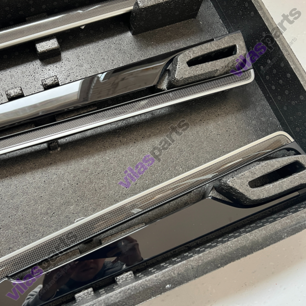 Porsche Cayenne 9Y0.2 Facelift Carbon Silver SV0 GT Trim Covers Set