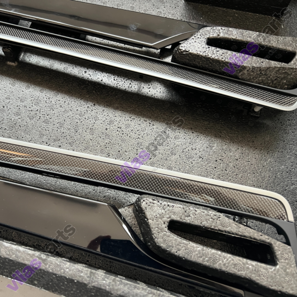 Porsche Cayenne 9Y0.2 Facelift Carbon Silver SV0 GT Trim Covers Set
