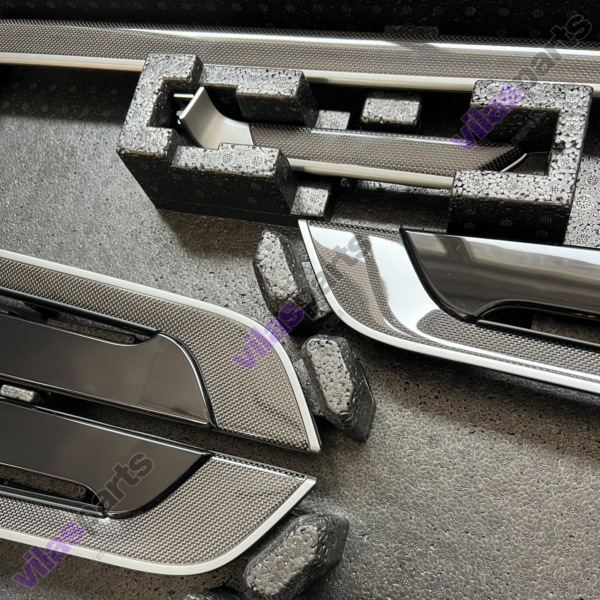 Porsche Cayenne 9Y0.2 Facelift Carbon Silver SV0 GT Trim Covers Set