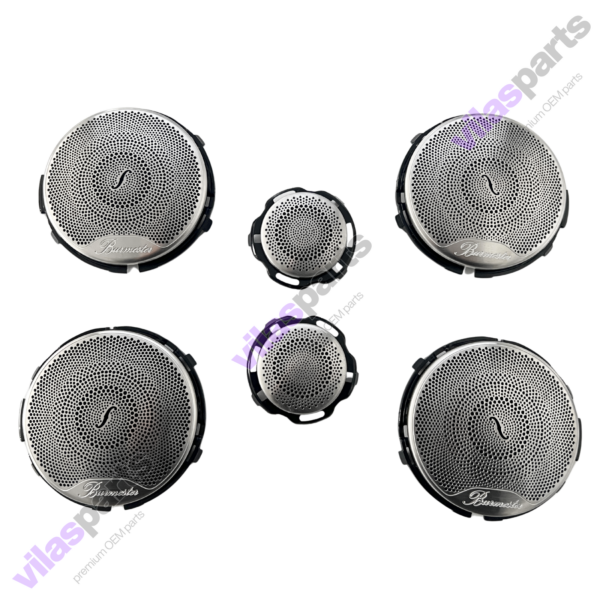 Mercedes-Benz Burmester MB C W205 GLC W253 EQC W293 Loudspeaker Covers Set 6 Pieces