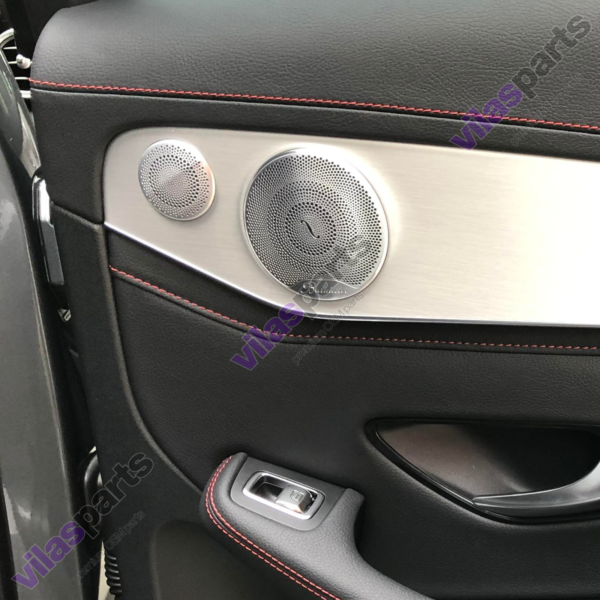 79r Mercedes-Benz Burmester MB C W205 GLC W253 EQC W293 Loudspeaker Covers Set 6 Pieces