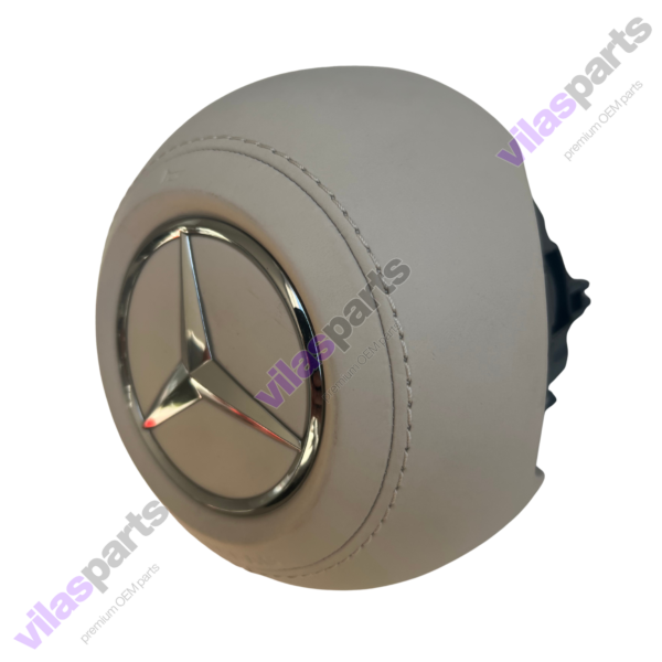 Mercedes-Benz AMG Beige Leather Airbag Steering Wheel W223 EQS EQE W465 W213