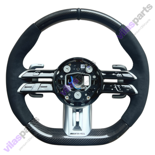 188a Mercedes-Benz A W177 C W206 CLA EQB AMG Alcantara & Carbon Steering Wheel