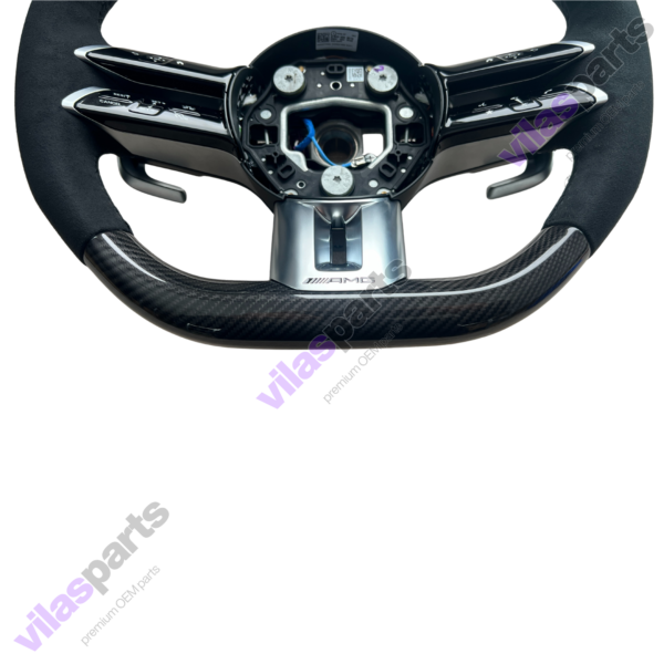 188e Mercedes-Benz A W177 C W206 CLA EQB AMG Alcantara & Carbon Steering Wheel