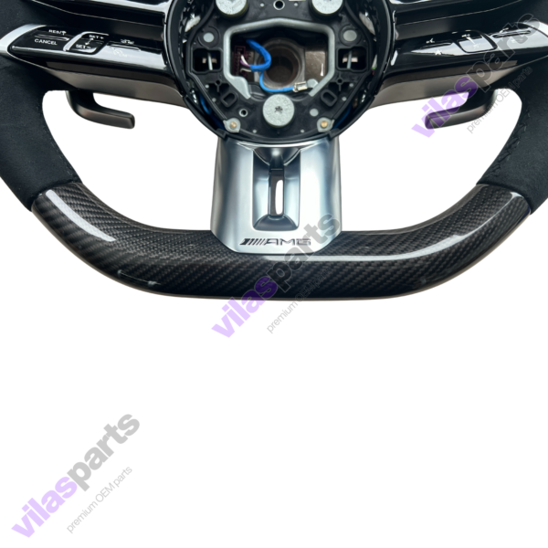 189d Mercedes-Benz C W206 S W223 EQS EQE AMG Alcantara & Carbon Steering Wheel