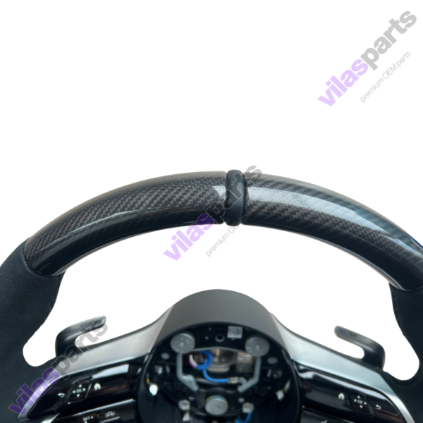 189f Mercedes-Benz C W206 S W223 EQS EQE AMG Alcantara & Carbon Steering Wheel