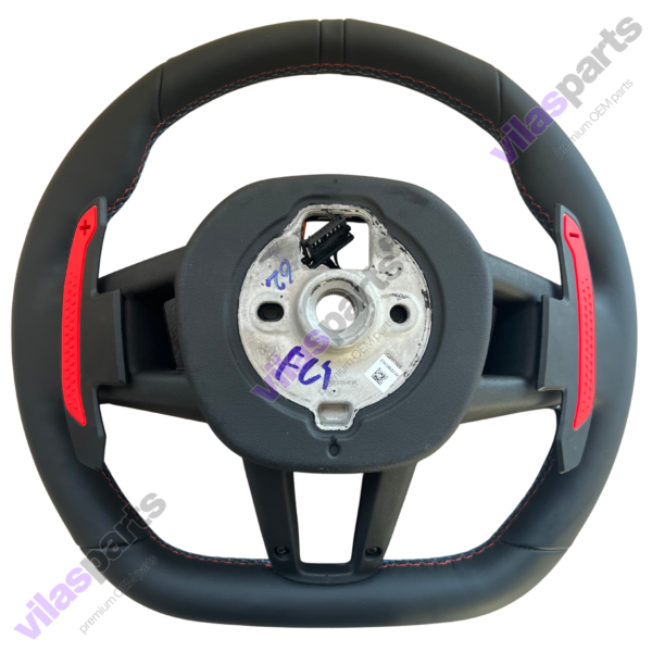 BMW 5 G60 7 G70 X3 G45 IX Leather Steering Wheel M Sport 3 Color Stitches