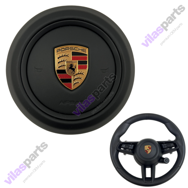 Porsche 992 Taycan Panamera Cayenne Steering Leather Airbag 9y0880201