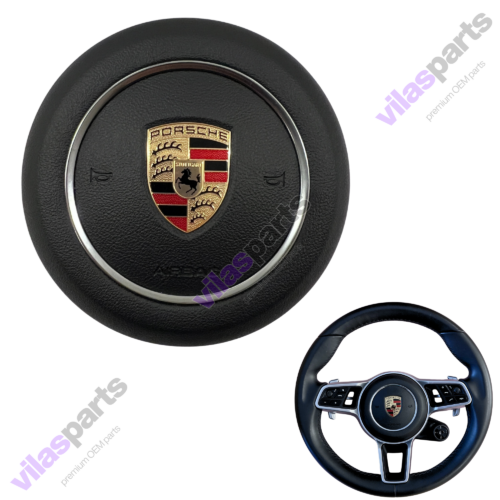 196a Porsche 911 Macan Panamera Cayenne Steering Wheel Airbag 9y0880201