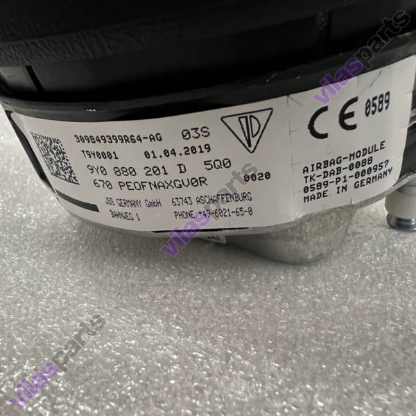 196g Porsche 911 Macan Panamera Cayenne Steering Wheel Airbag 9y0880201