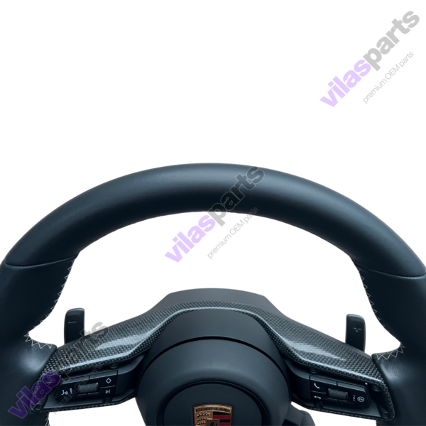 197f Porsche Steering Wheel Cayenne 9Y0 Panamera 971 Heating Vibro Carbon