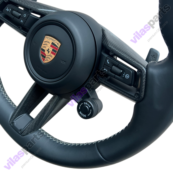 197j Porsche Steering Wheel Cayenne 9Y0 Panamera 971 Heating Vibro Carbon