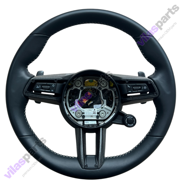 197p Porsche Steering Wheel Cayenne 9Y0 Panamera 971 Heating Vibro Carbon
