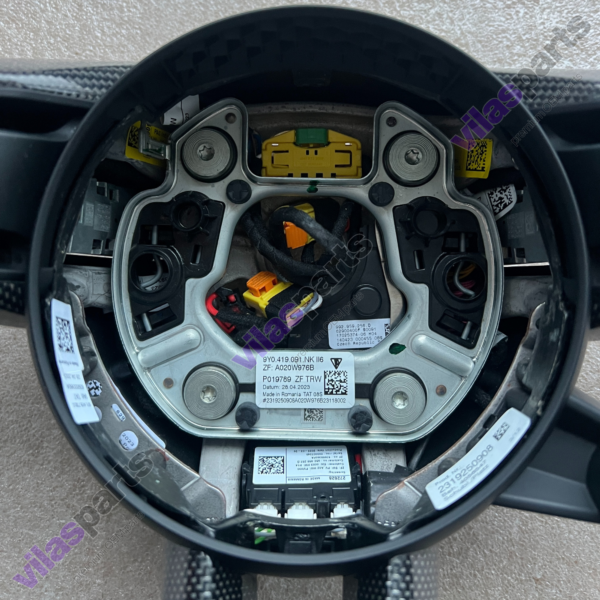197r Porsche Steering Wheel Cayenne 9Y0 Panamera 971 Heating Vibro Carbon