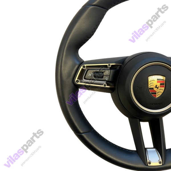 Porsche Complete Steering Wheel Taycan Heating Gold Trim