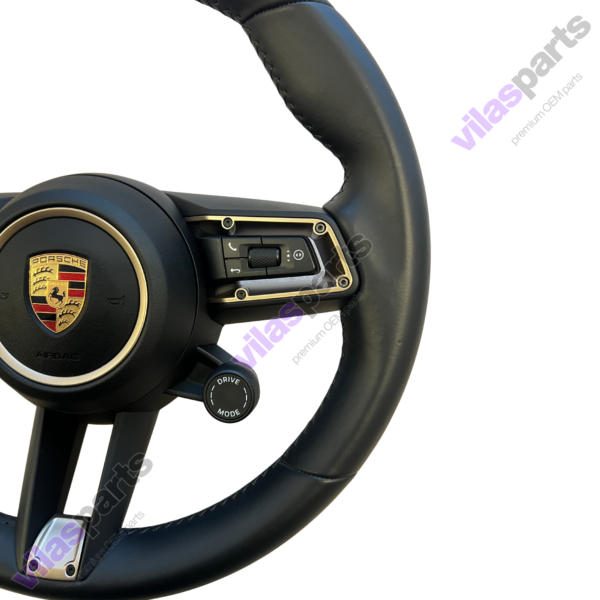 Porsche Complete Steering Wheel Taycan Heating Gold Trim