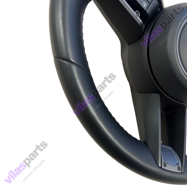 Porsche Complete Steering Wheel Taycan Heating Grey Trim