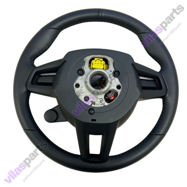 Porsche Complete Steering Wheel Taycan Heating Grey Trim