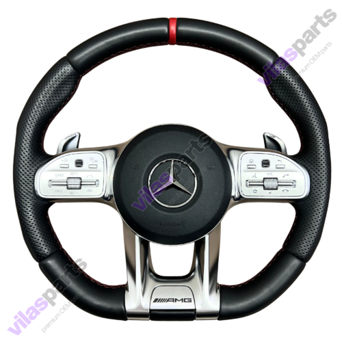 206a Mercedes-Benz AMG Steering Wheel A B C E GLE W177 W247 W205 W213 W253 RED