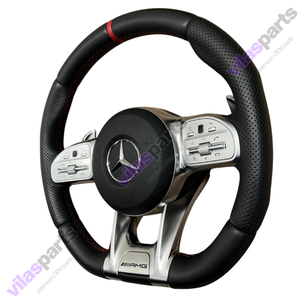 206c Mercedes-Benz AMG Steering Wheel A B C E GLE W177 W247 W205 W213 W253 RED
