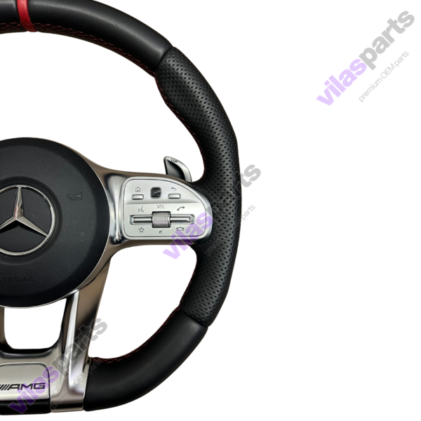 206e Mercedes-Benz AMG Steering Wheel A B C E GLE W177 W247 W205 W213 W253 RED