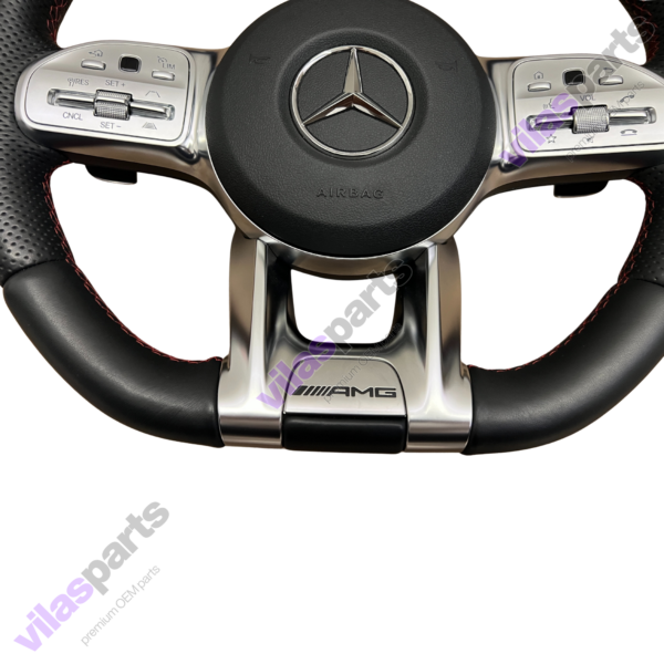 206f Mercedes-Benz AMG Steering Wheel A B C E GLE W177 W247 W205 W213 W253 RED