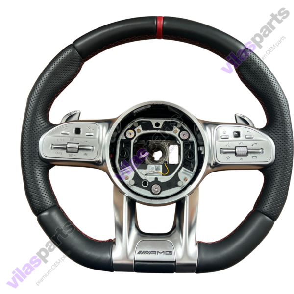 206m Mercedes-Benz AMG Steering Wheel A B C E GLE W177 W247 W205 W213 W253 RED