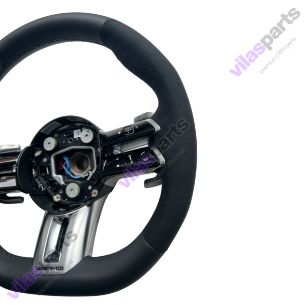 207c Mercedes-Benz C W206 S W223 EQS EQE AMG Alcantara & Leather Steering Wheel