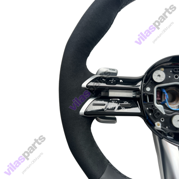 207i Mercedes-Benz C W206 S W223 EQS EQE AMG Alcantara & Leather Steering Wheel