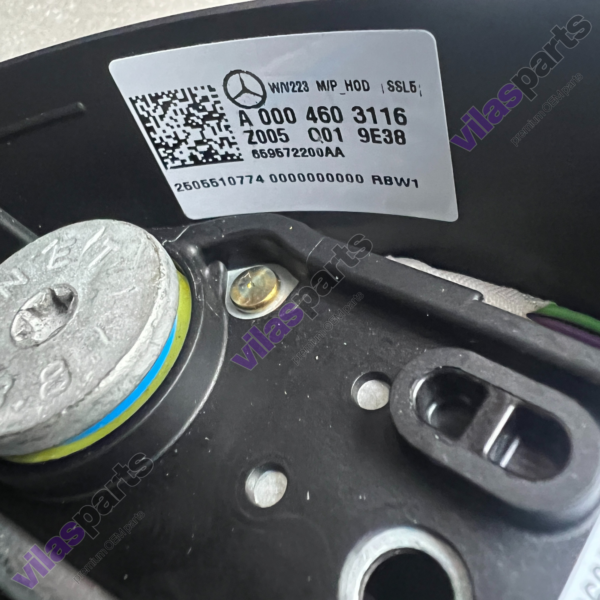 207m Mercedes-Benz C W206 S W223 EQS EQE AMG Alcantara & Leather Steering Wheel